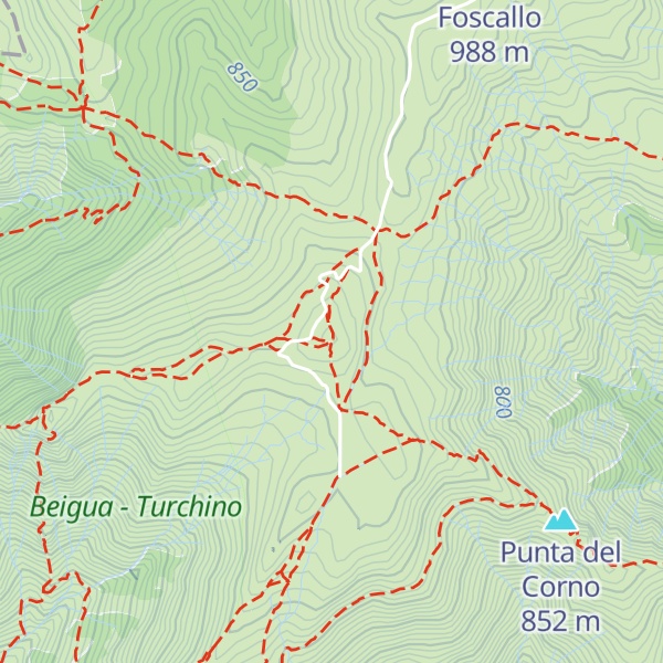 Map of Bivacco Zucchelli - Bruzzone
