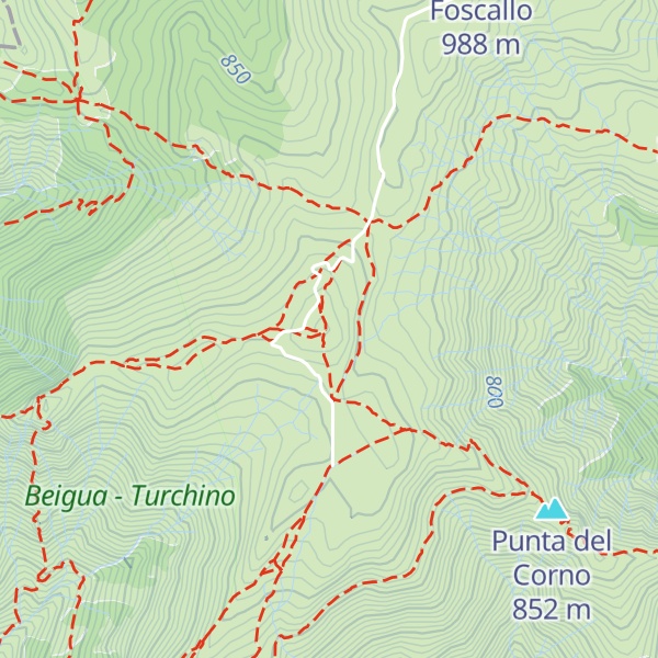 Map of Monte Penello