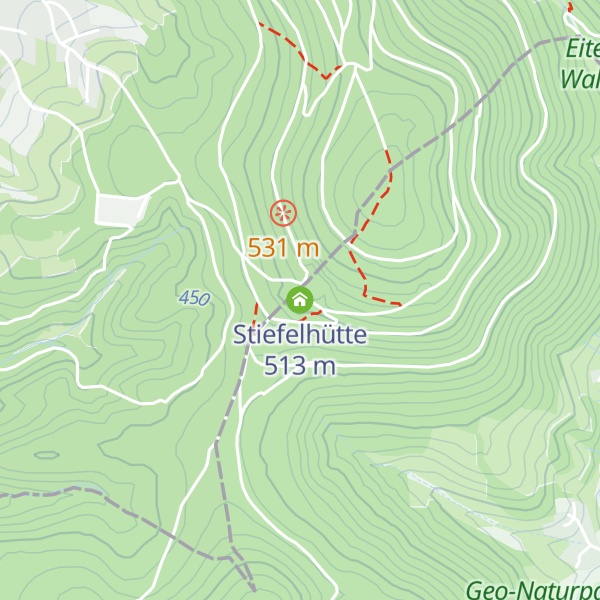 Map of Stiefelhütte