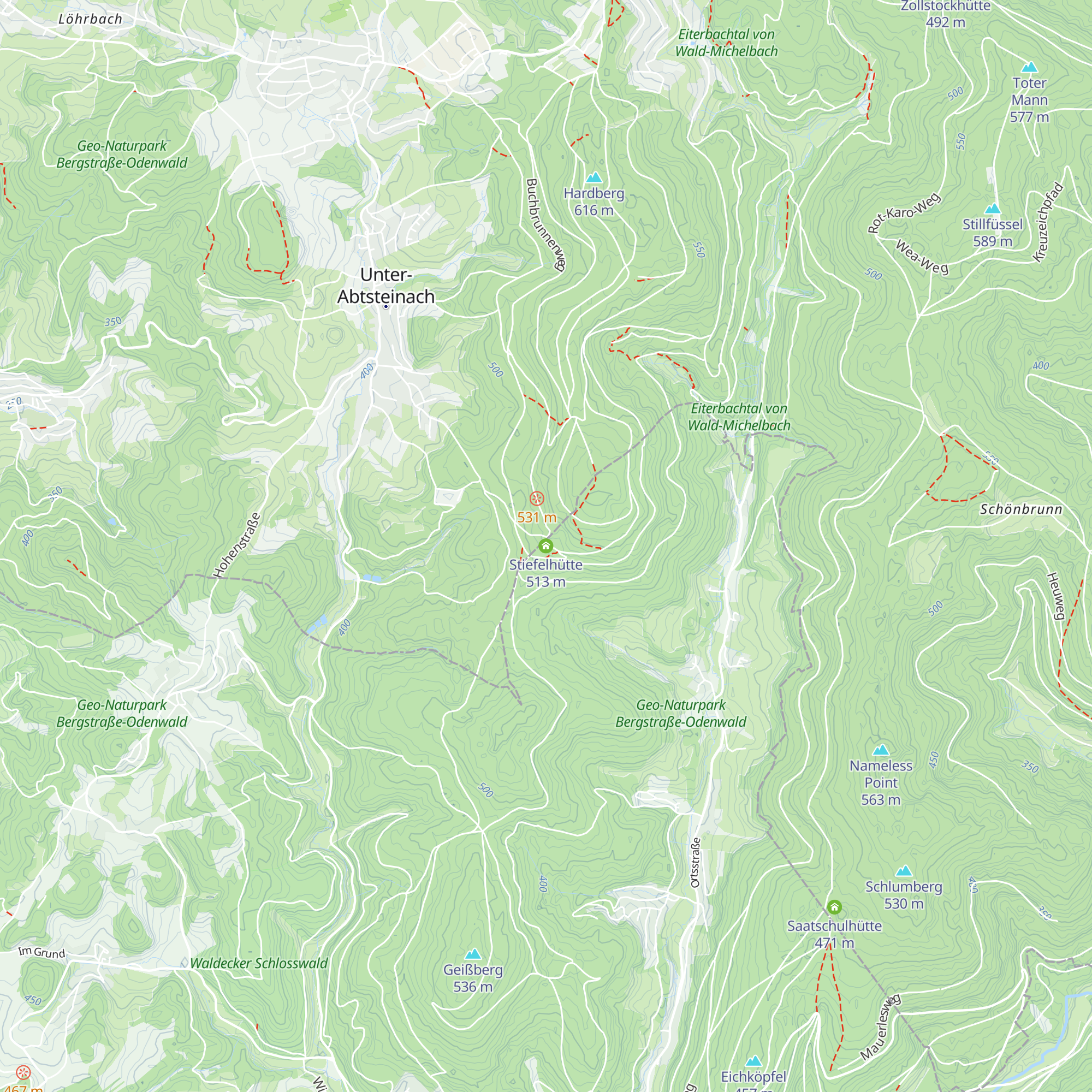 Stiefelhütte map