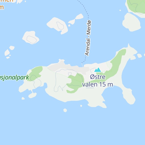 Map of Vestre valen
