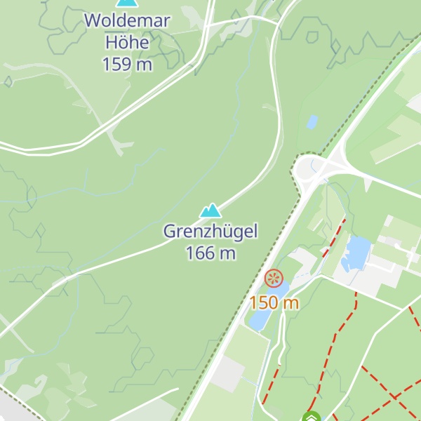 Map of Grenzhügel