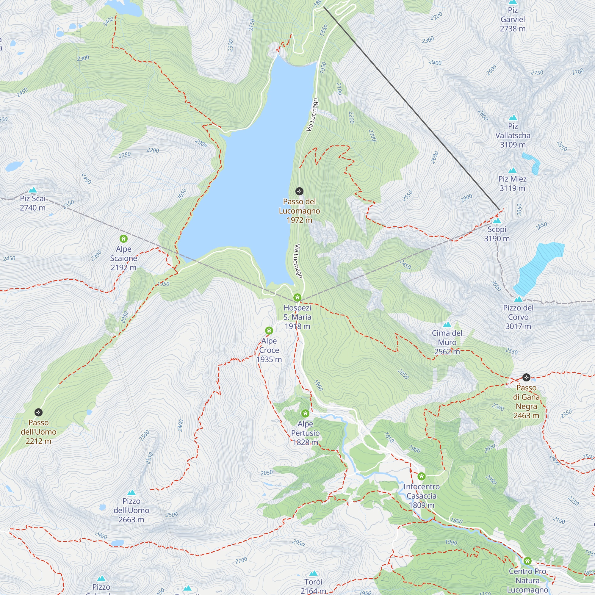 Hospezi S. Maria map
