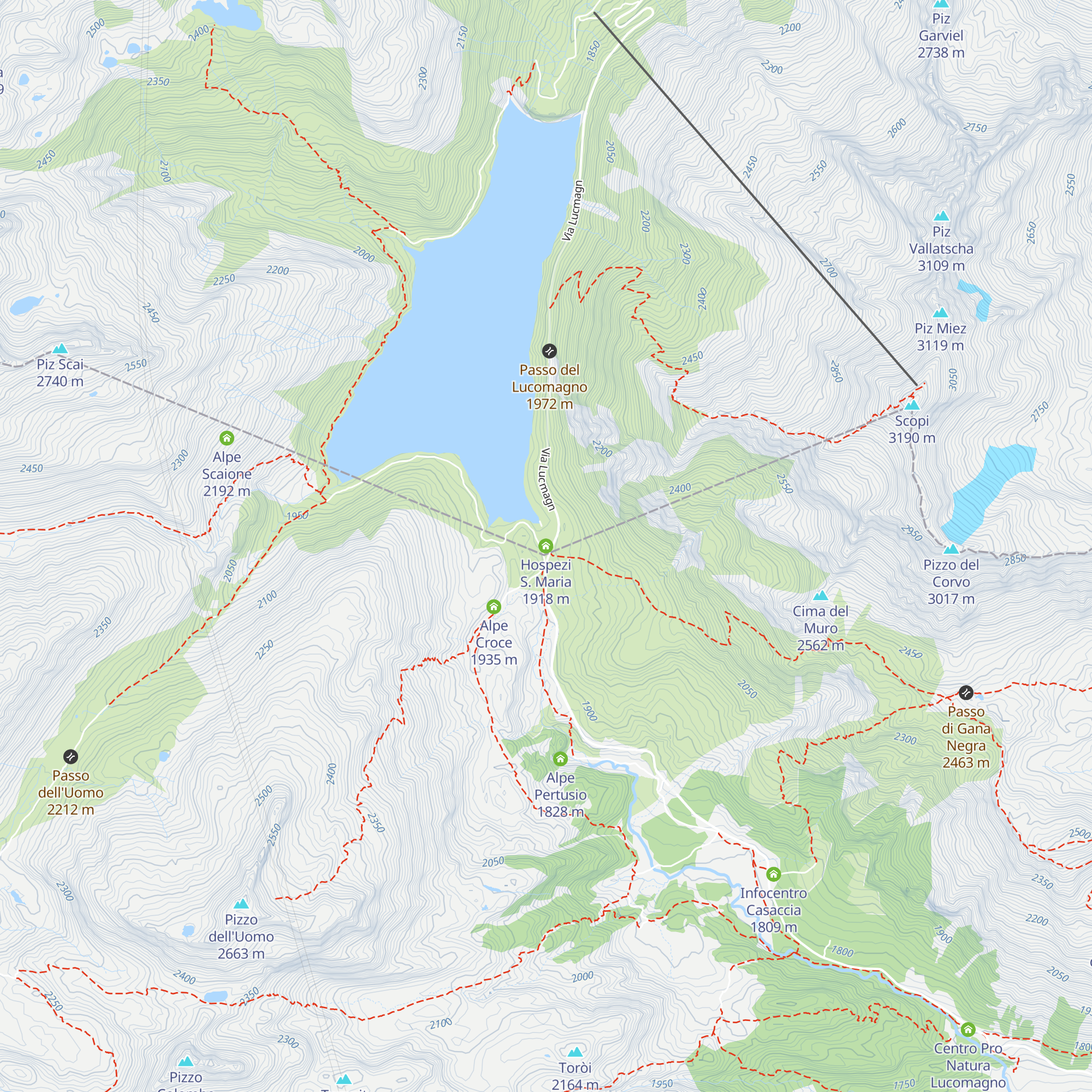Hospezi S. Maria map