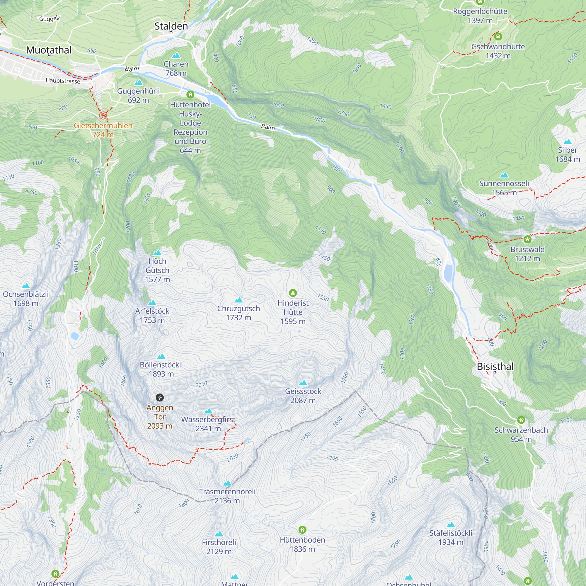 Hinderist Hütte map