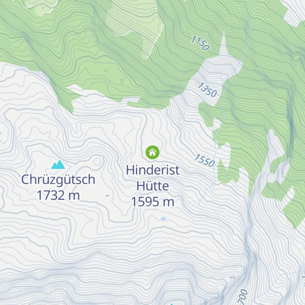 Map of Hinderist Hütte