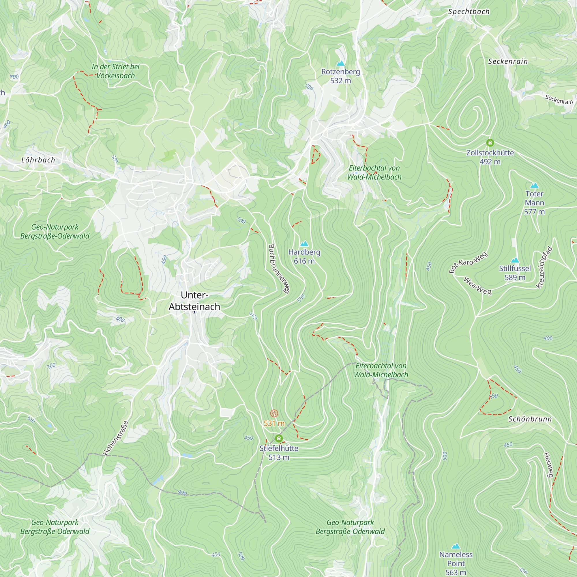 Buchbrunnenhütte map