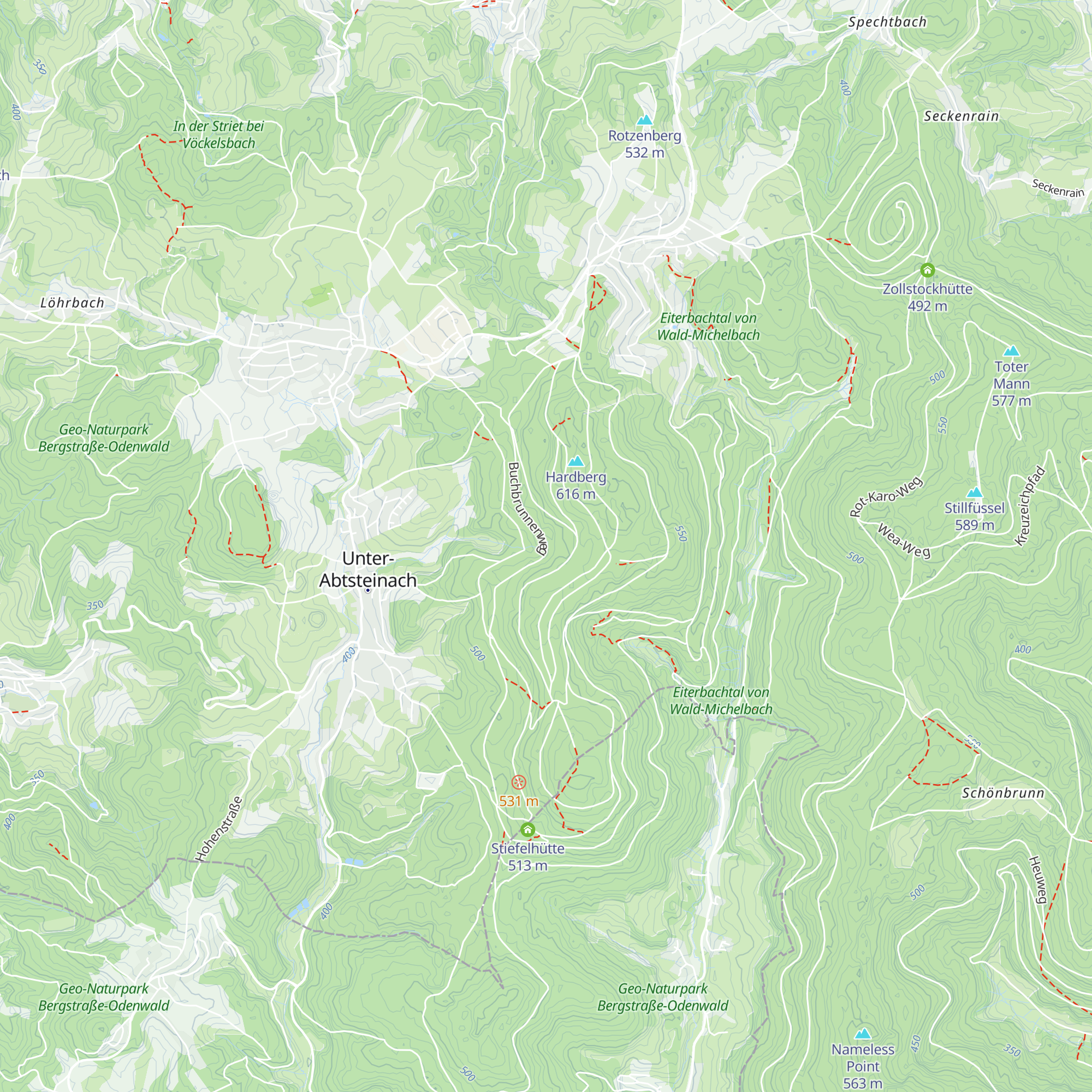 Buchbrunnenhütte map