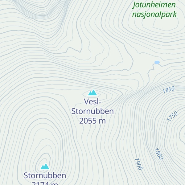 Map of Vesl-Stornubben