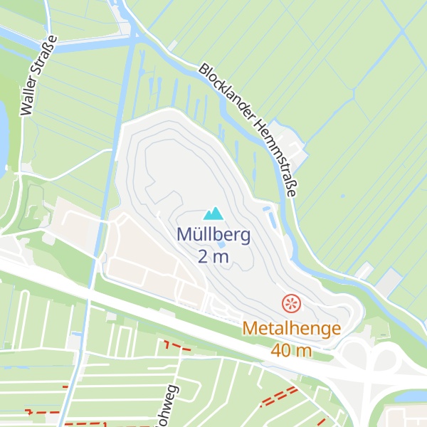 Map of Müllberg