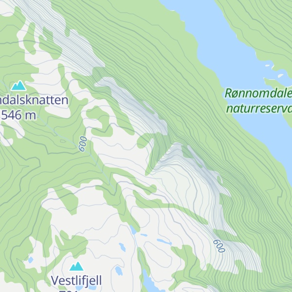 Map of Vestliliane