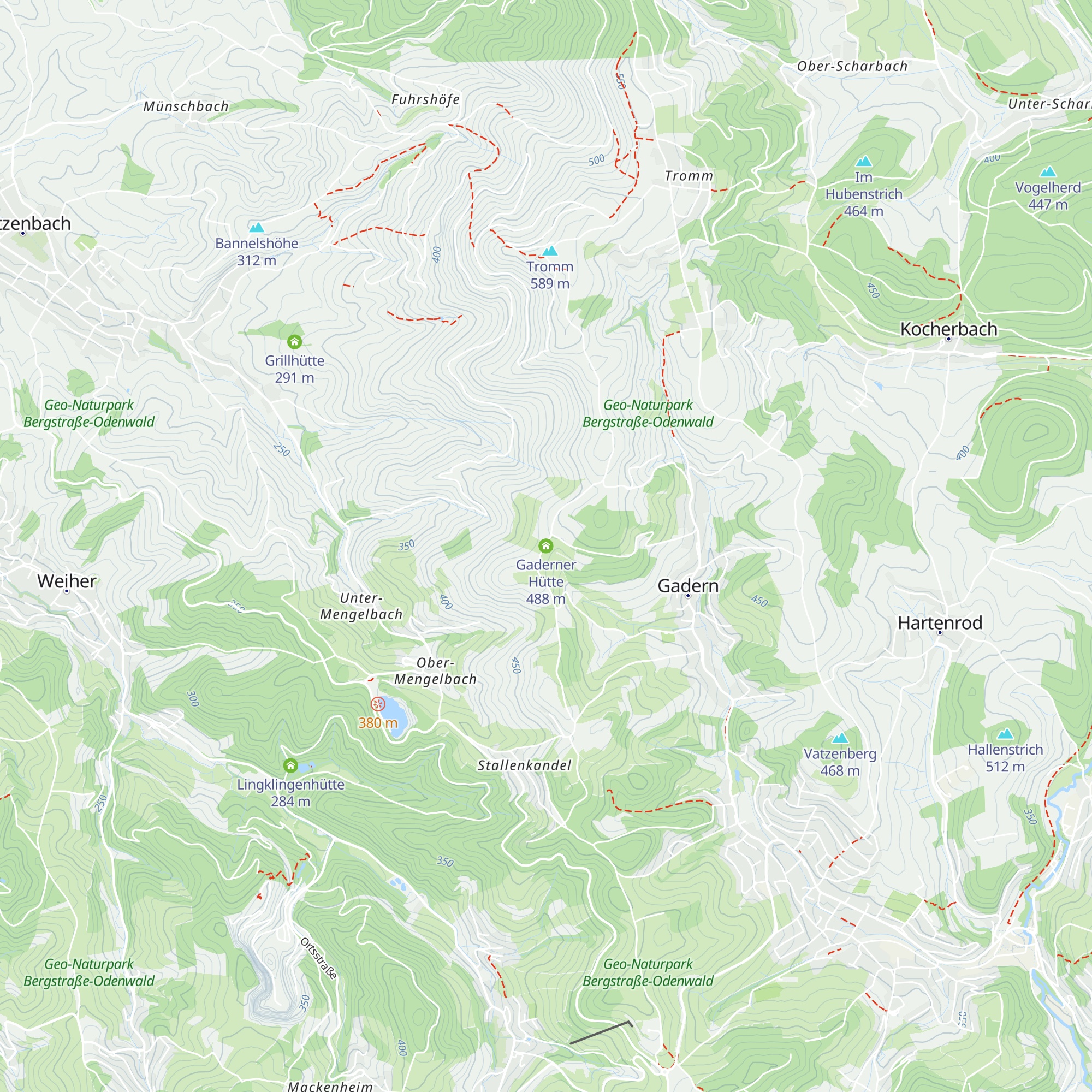 Gaderner Hütte map