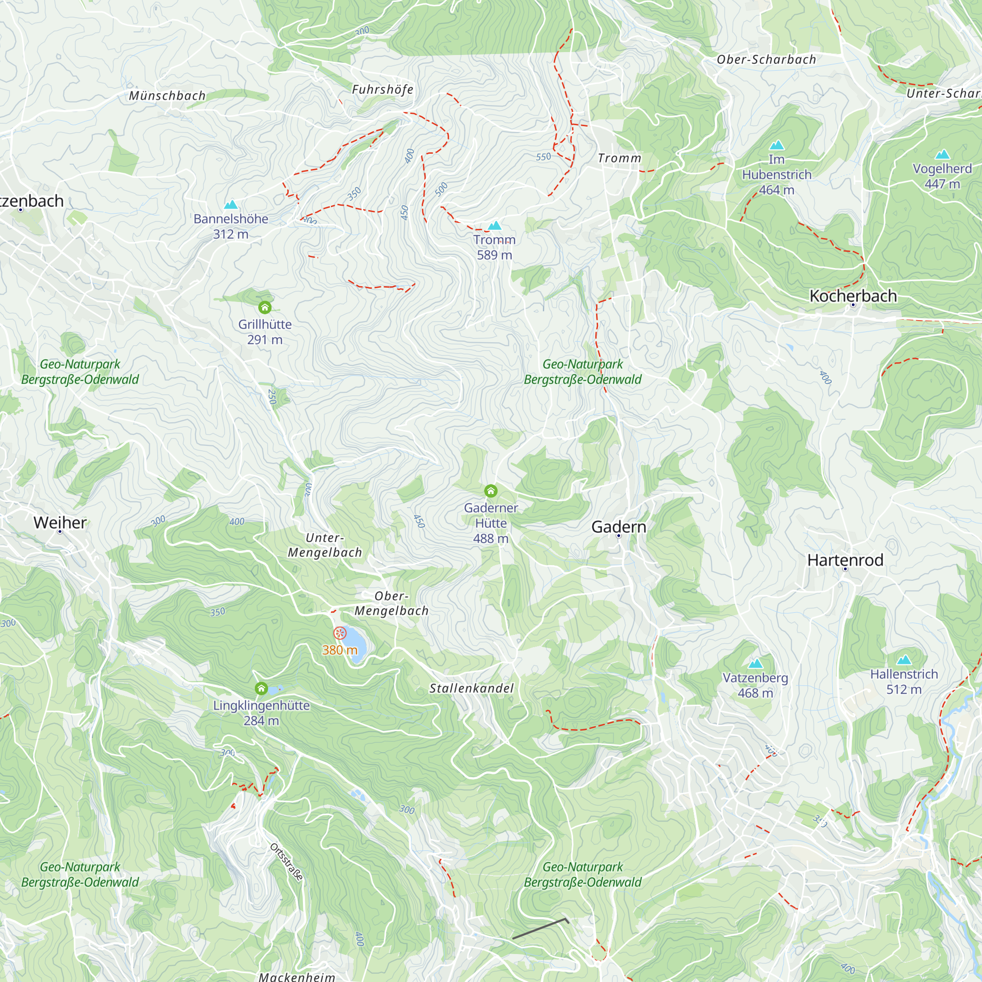 Gaderner Hütte map