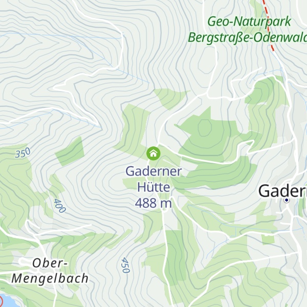 Map of Gaderner Hütte