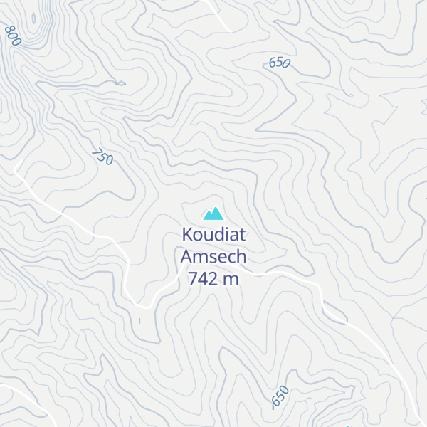Map of Koudiat Amsech
