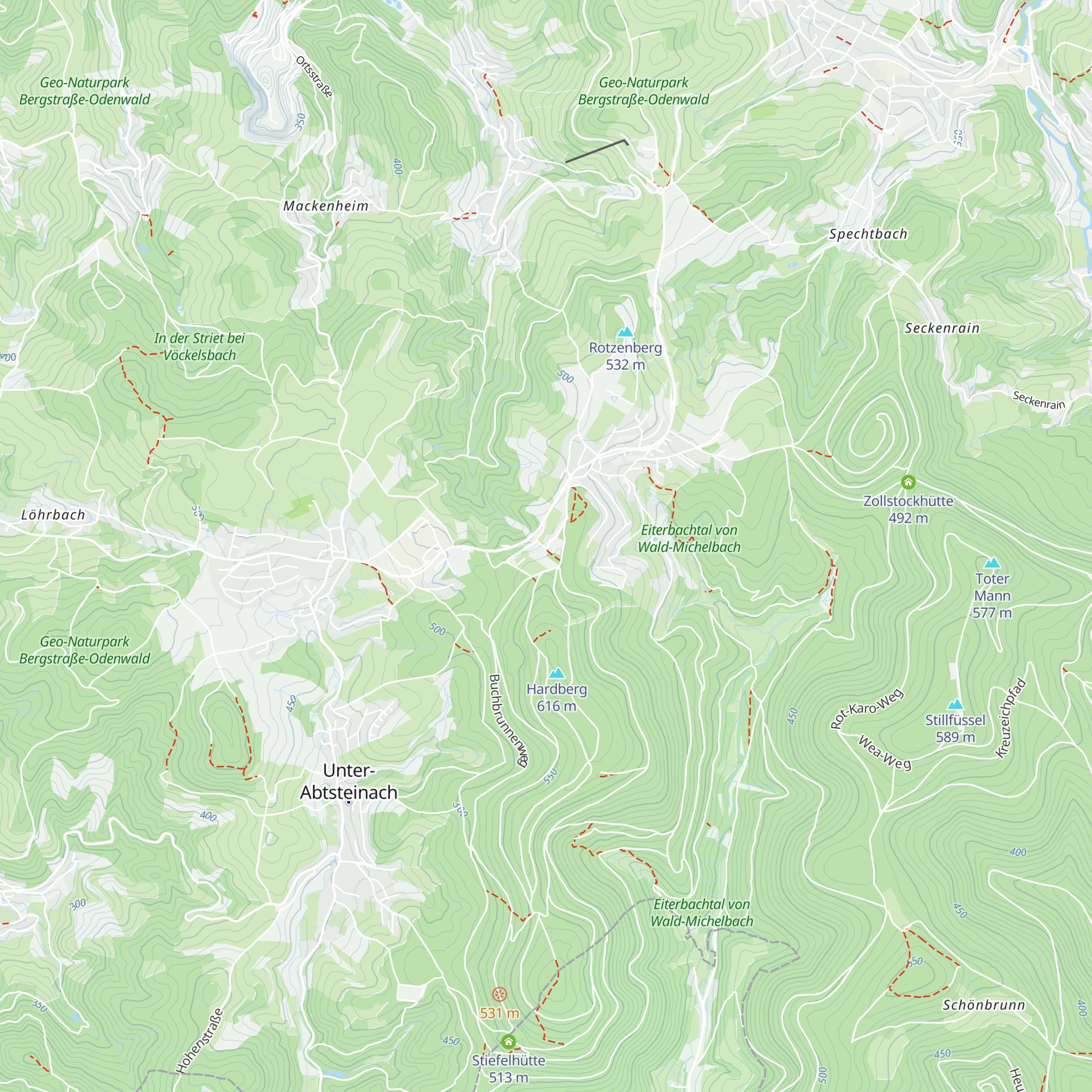 Hardberg-Grillhütte map