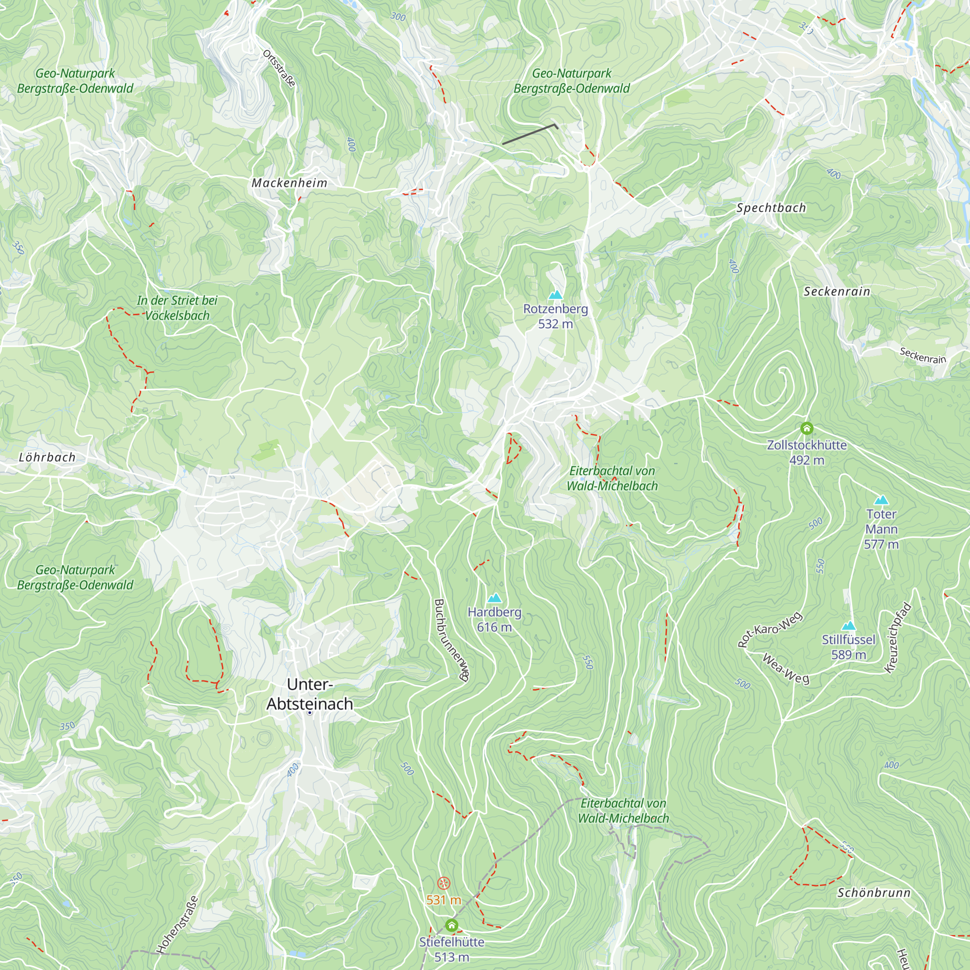Hardberg-Grillhütte map