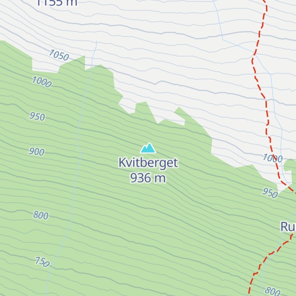 Map of Kvitberget