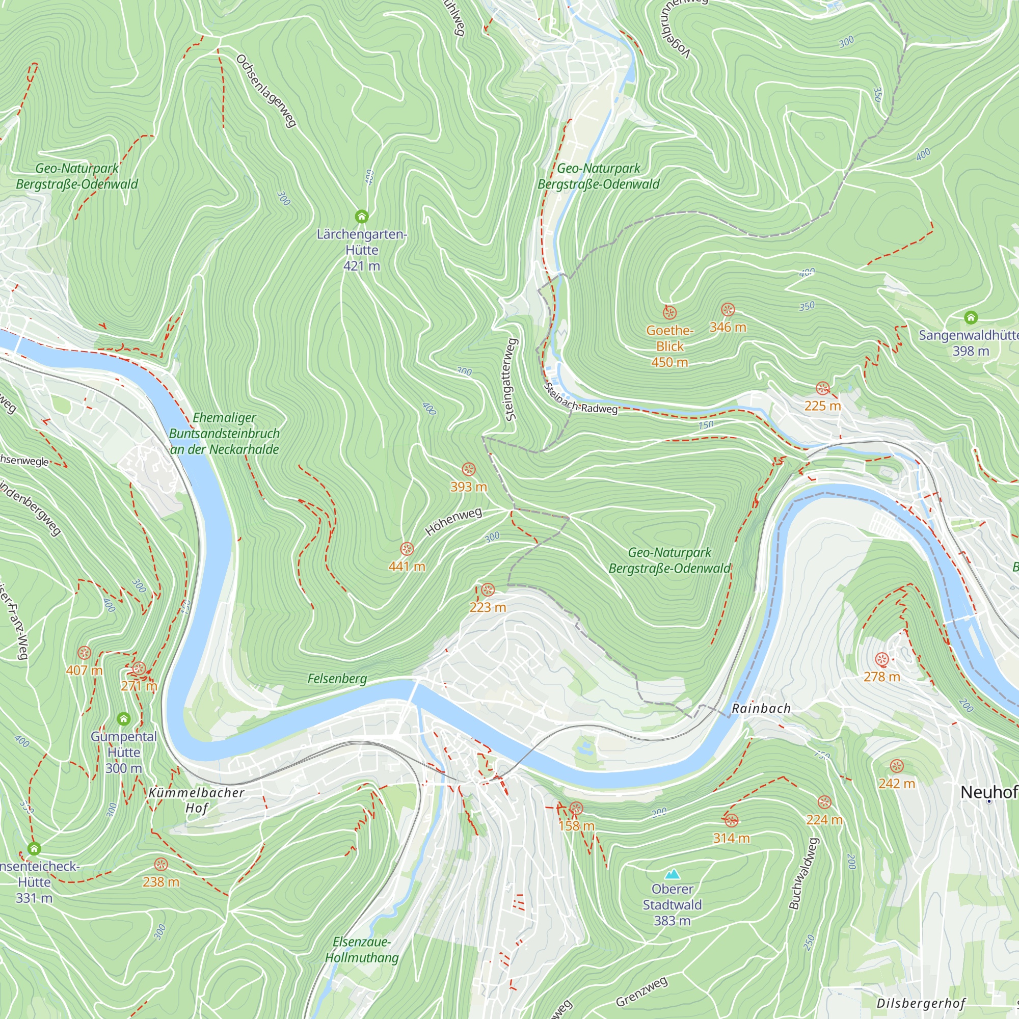 Ruhesteinhütte map