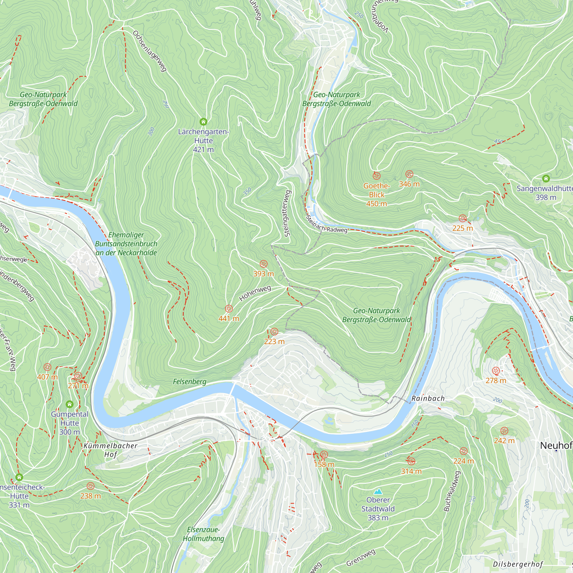 Ruhesteinhütte map