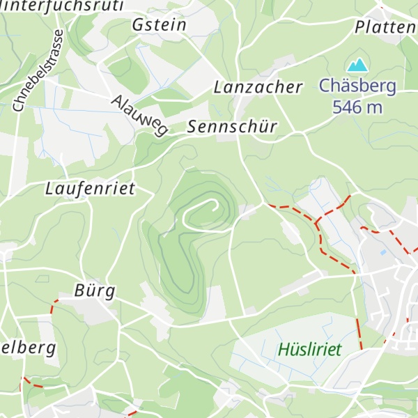 Map of Hombergchropf