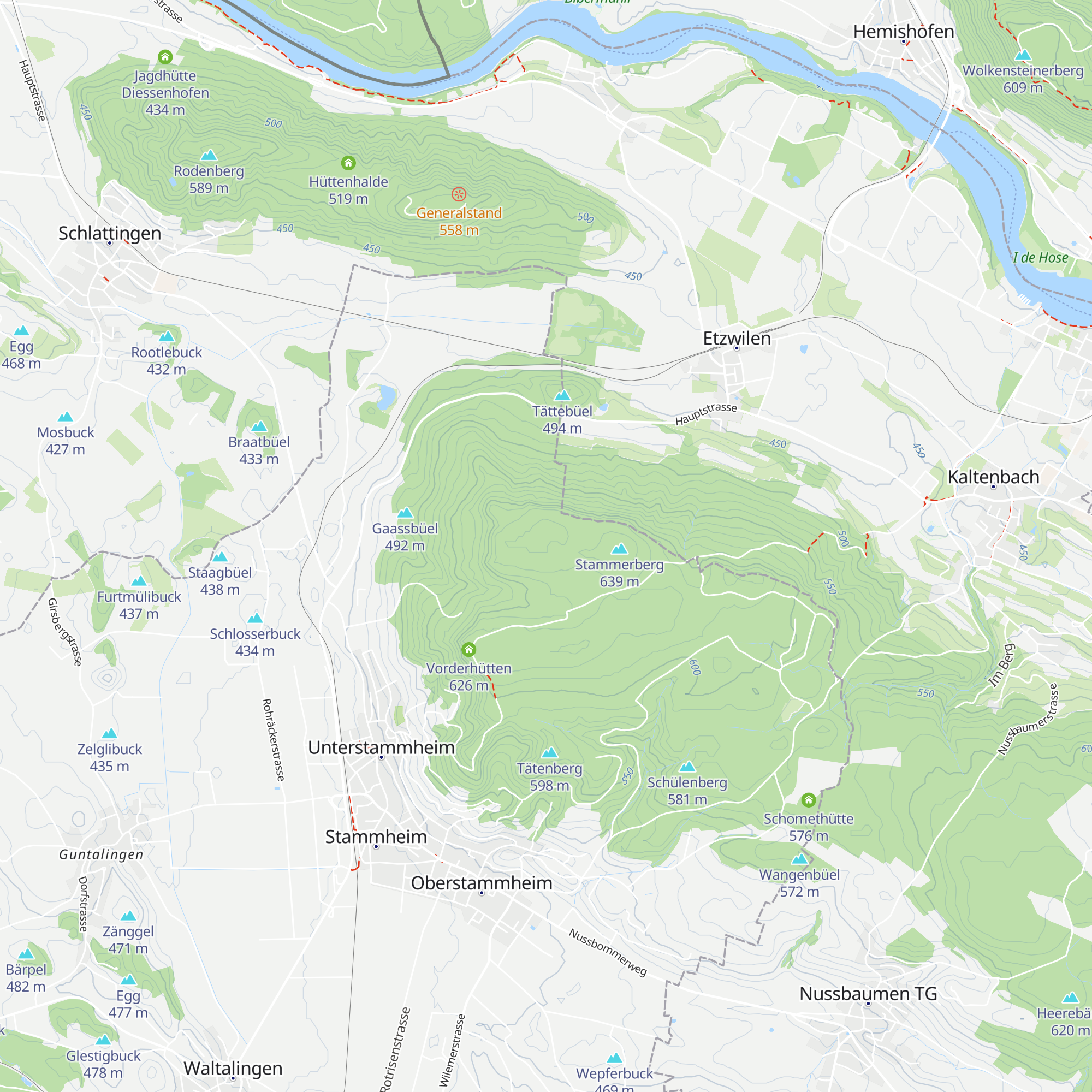Lachenhütte map