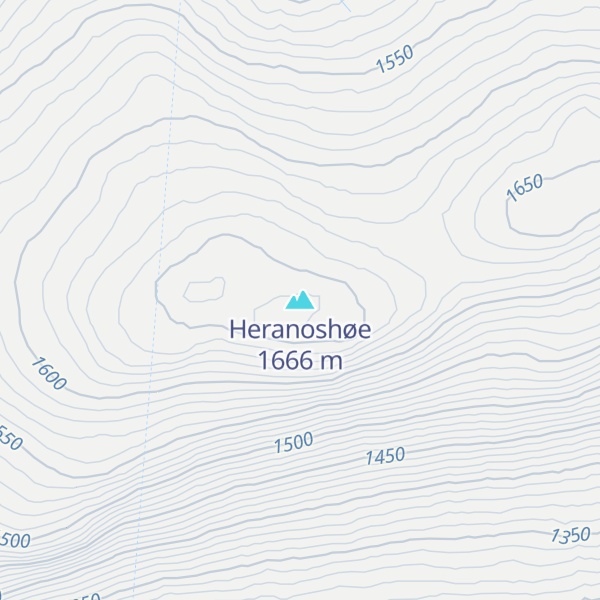 Map of Heranoshøe