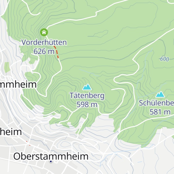 Map of Tätenberg