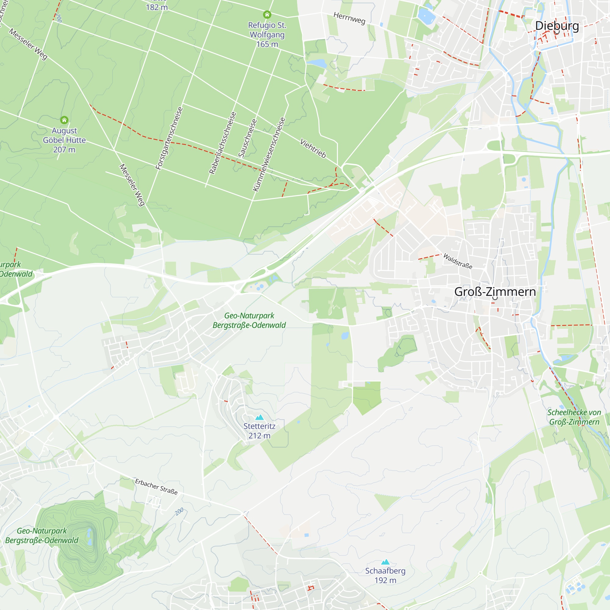 Die Ziegelhütte map