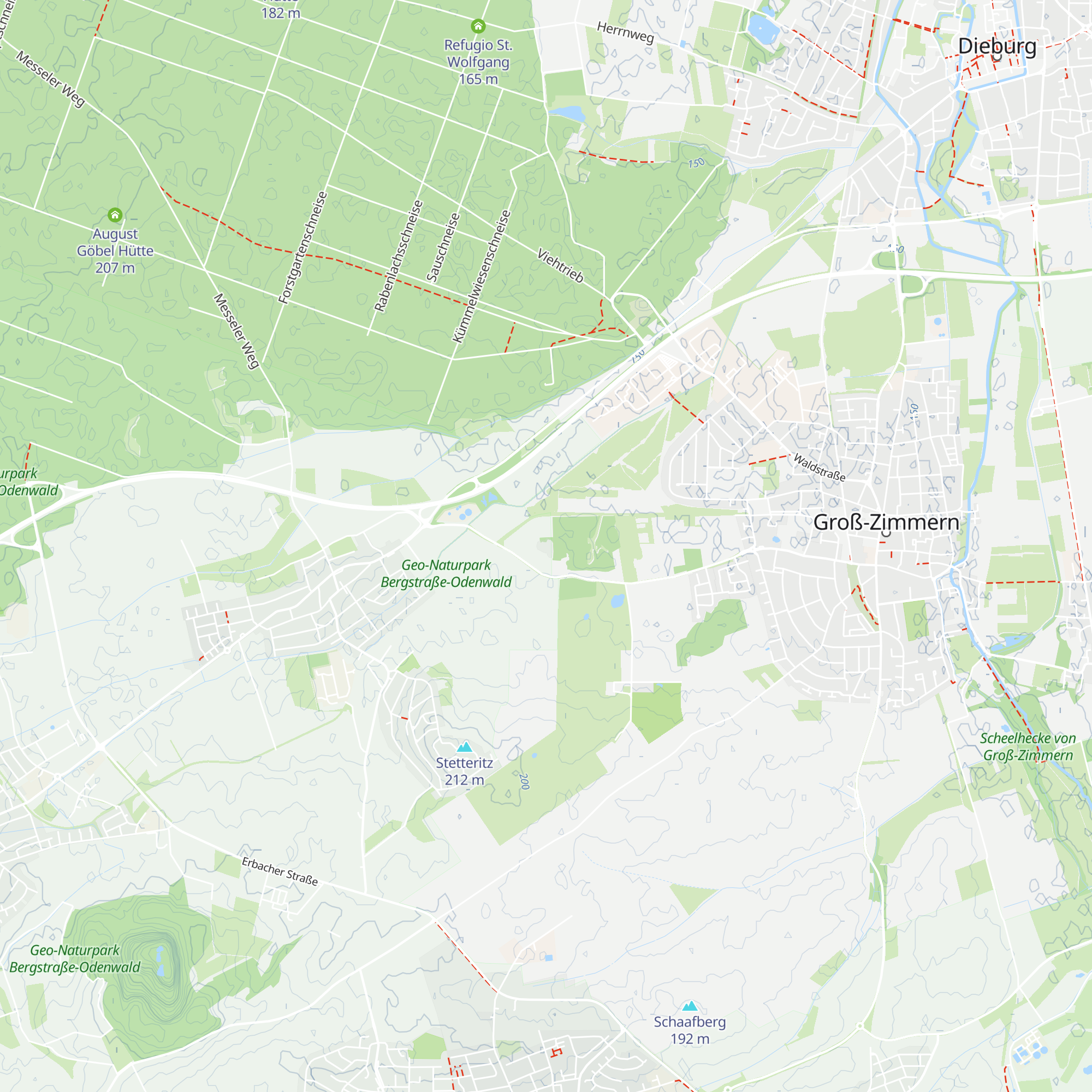 Die Ziegelhütte map