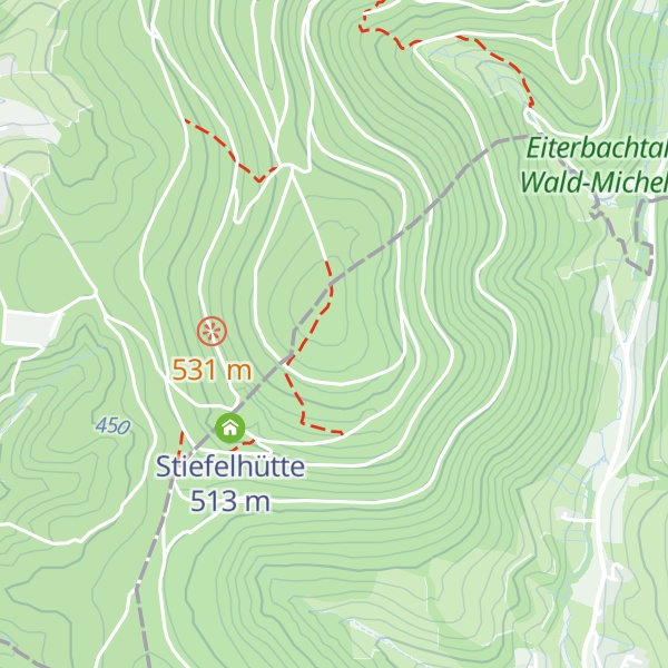 Map of Stiefelhöhe