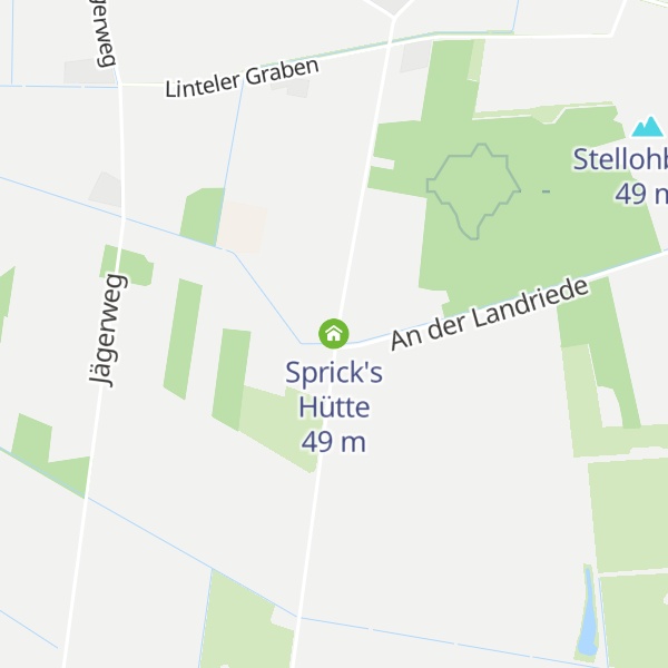 Map of Sprick's Hütte