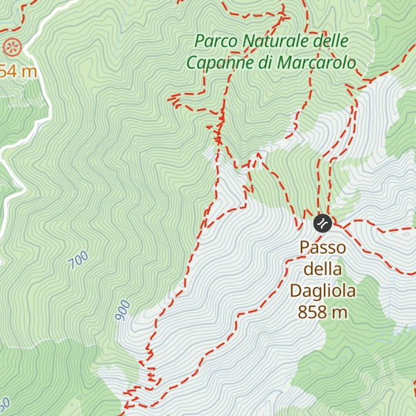 Map of Rifugio monte Tobbio