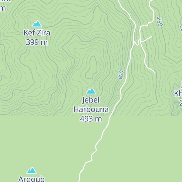 Map of Jebel Harbouna
