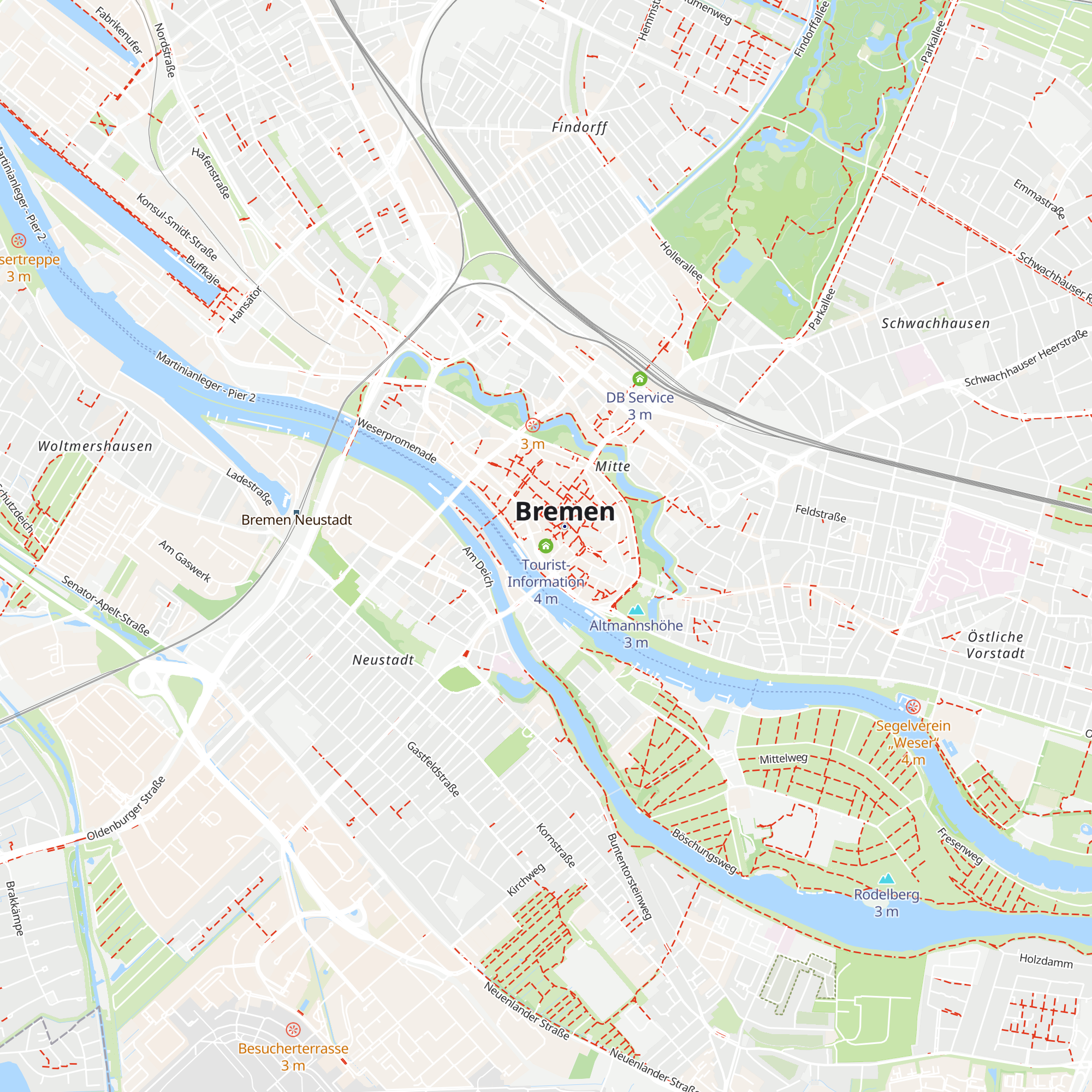 Tourist-Information map