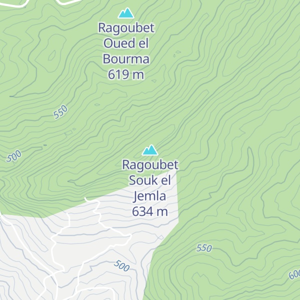 Map of Ragoubet Souk el Jemla