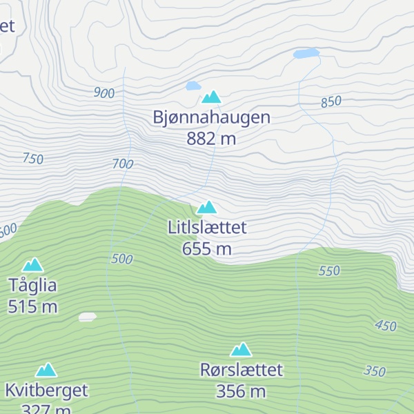 Map of Litlslættet