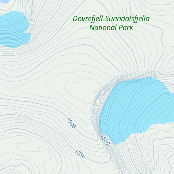 Map of Sørhellhøe