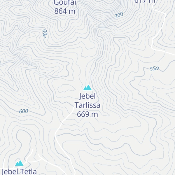 Map of Jebel Tarlissa