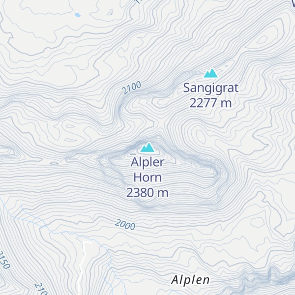 Map of Alpler Horn