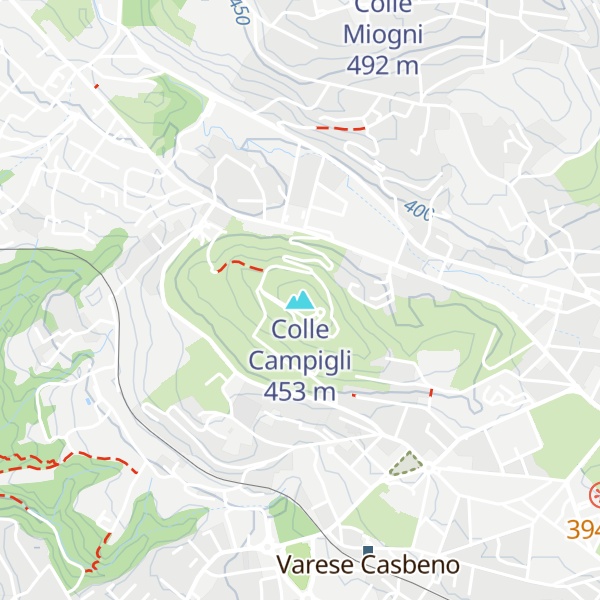 Map of Colle Campigli