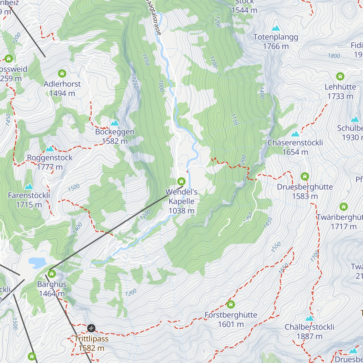 Wendel's Kapelle map