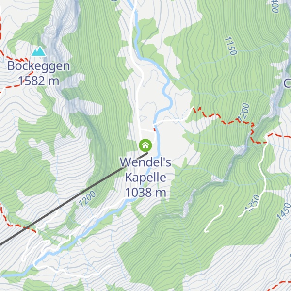 Map of Wendel's Kapelle