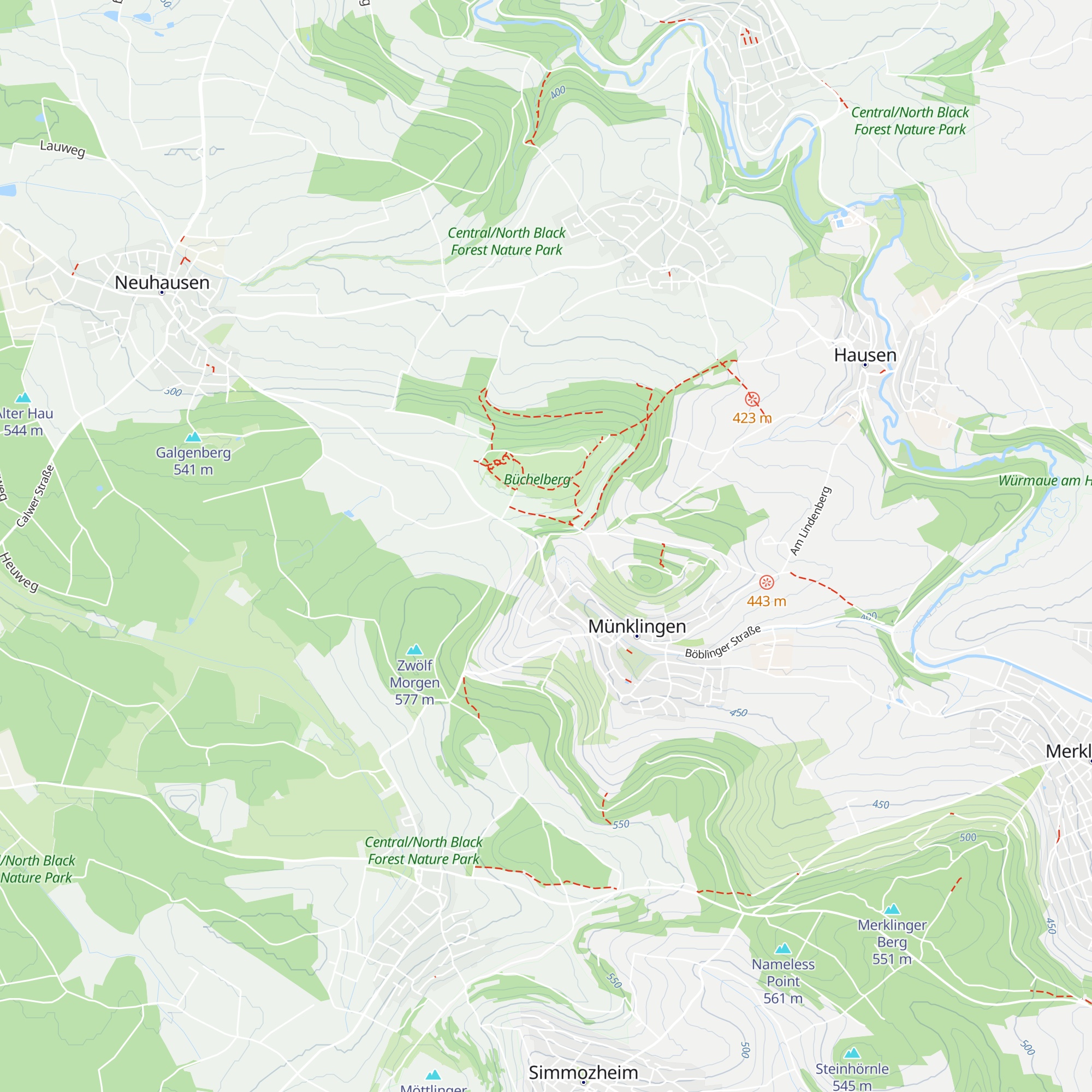 Jakobshütte map