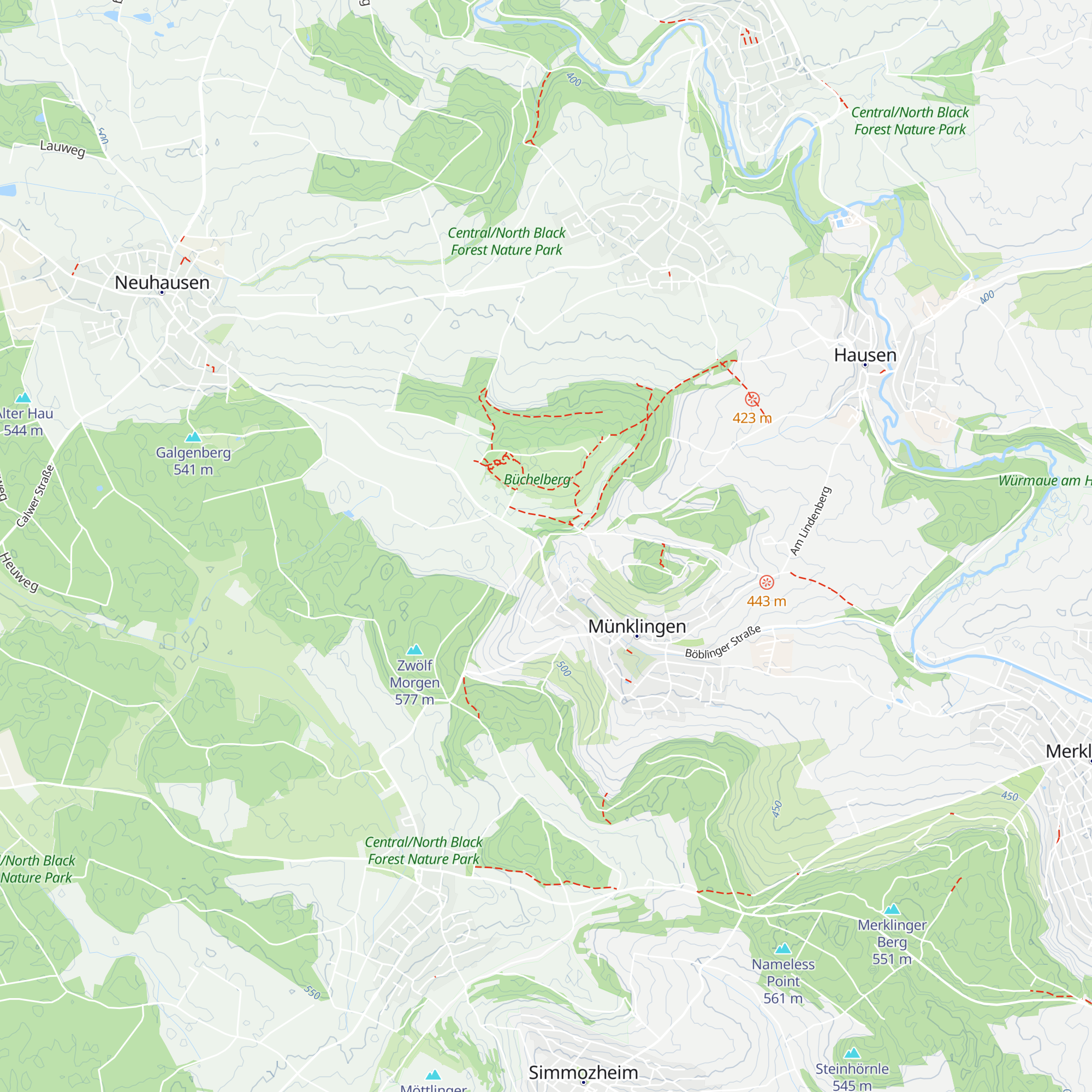 Jakobshütte map