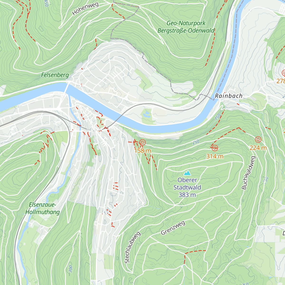Bockfelsenhütte map
