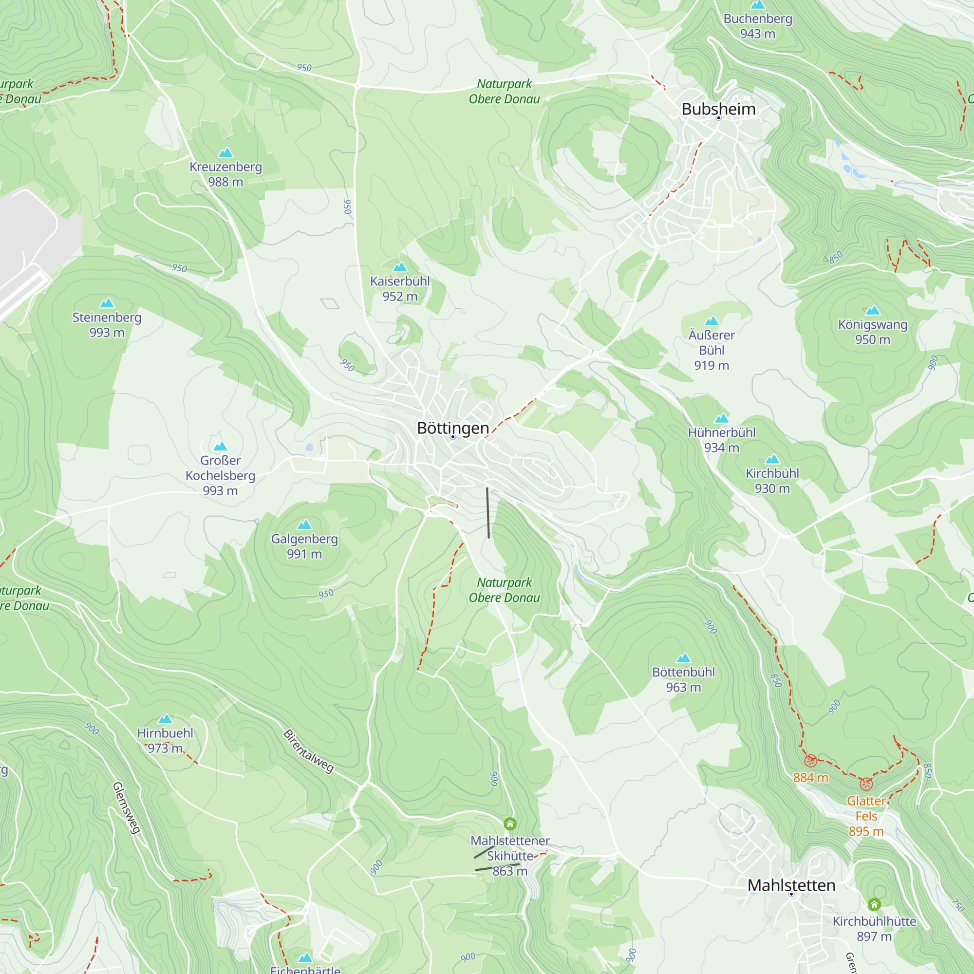 Skihütte Böttingen map