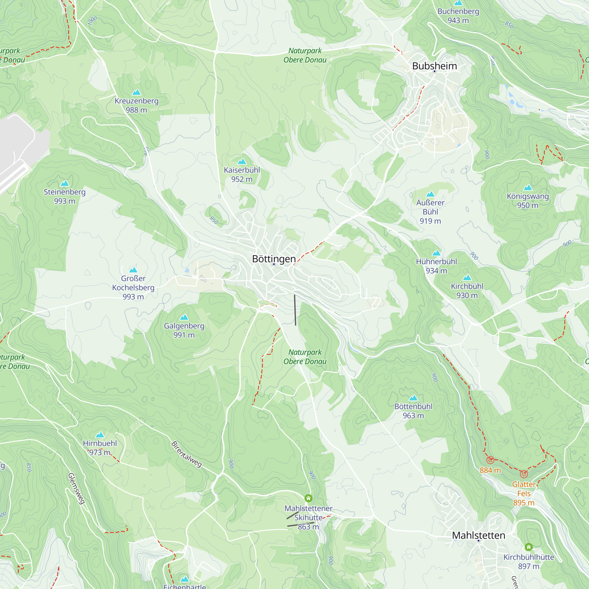 Skihütte Böttingen map