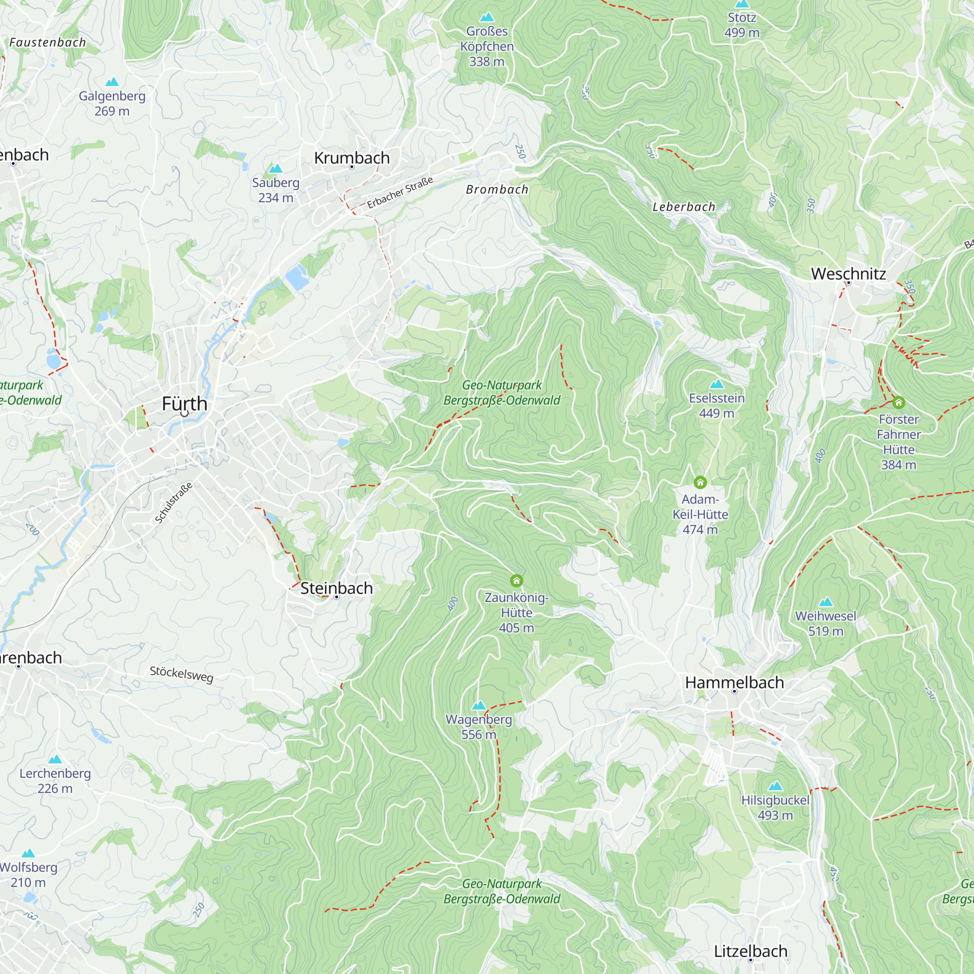 Förster-Enders-Grillhütte map