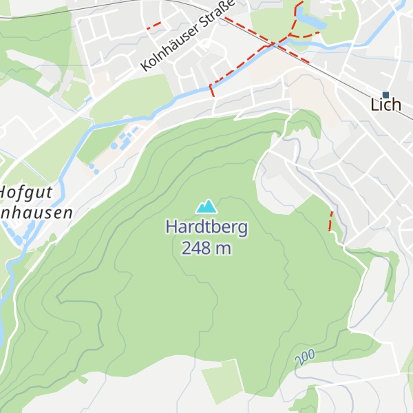 Map of Hardtberg